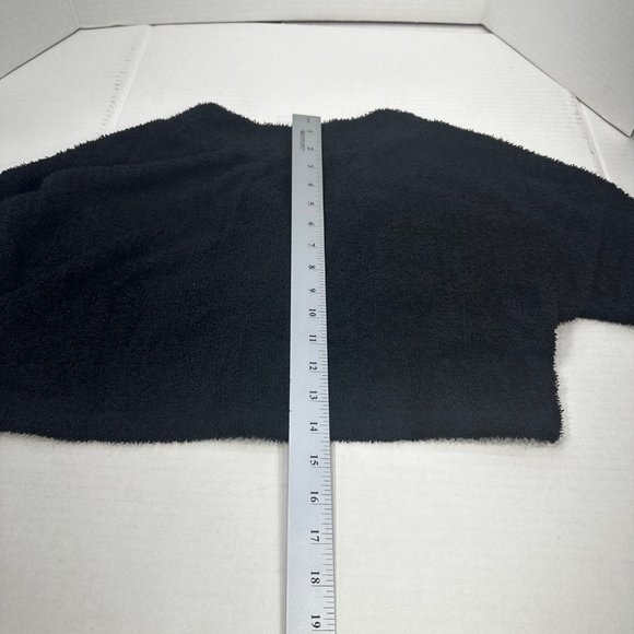 2 Piece Wild Fable Women's XS Black Crop Sweater And Blue Ribbed T-Shirt New - Picture 13 of 16